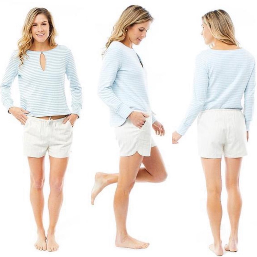 Flannel Lounge Shorts by Carve Designs
